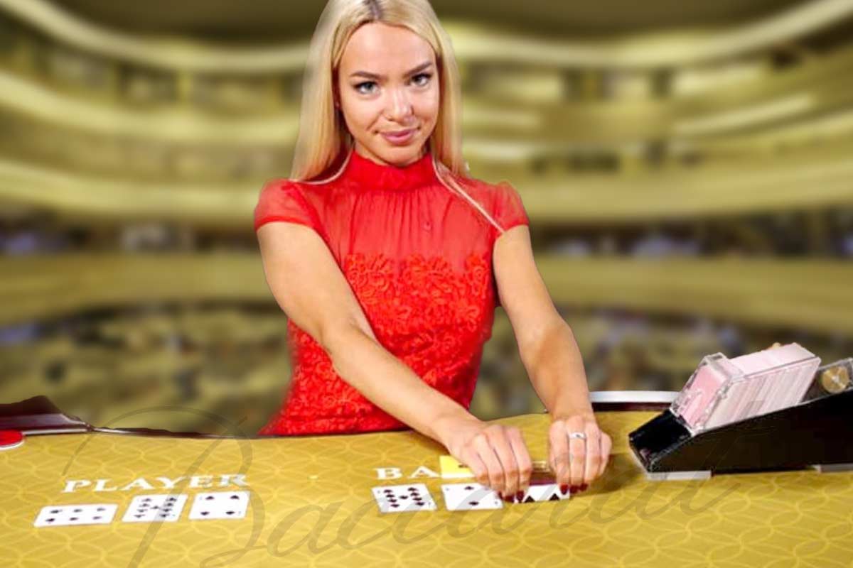 Baccarat in casino